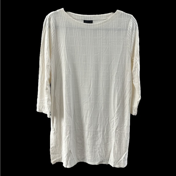 J. Jill Wearever Collection Ivory Tunic Top Size: M - Picture 1 of 5